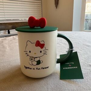 Hello Kitty Starbucks, Ceramic Mug, 16 oz